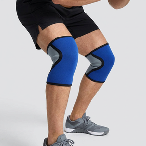 Genouillères de compression respirantes en néoprène 7 mm pour l'entraînement musculaire, unisexe, pour la musculation et le powerlifting - Product Image 1