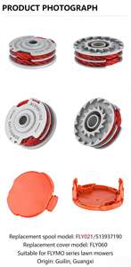 5139371909 Cabezal de Repuesto para Desbrozadora con Doble Alimentación Automática de Hilo y Bobina FLY021 36FT/11M 1.5mm para Flymo Contour Mini Trim - Product Image 6