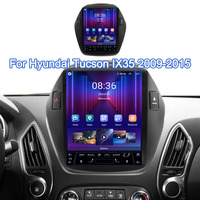 Para Tucson IX35, DSP Inalámbrico, CarPlay, Android Auto, Mirror Link, GPS Integrado, WiFi, Radio Estéreo MP3, Pantalla Dividida, Tablero de Instrumentos