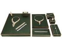 Plateau à bijoux en velours, plateau organisateur de bijoux, tapis d'affichage