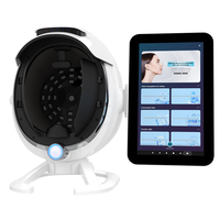 Analyseur de peau numérique intelligent A6 pour usage domestique professionnel, scanner facial IA, diagnostics, miroir magique, analyseur d'hydratation de la peau 3D