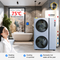 15.6kW R290 A+++ Monoblok Hava Su Isı Pompası Tam DC Inverter Isıtma & Soğutma WiFi Akıllı Sıcak Su Sistemi Ev İçin