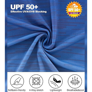 Rendimiento personalizado UPF 50 impermeable de secado rápido transpirable antibacteriano camisa de manga larga de pesca para hombres - Product Image 2