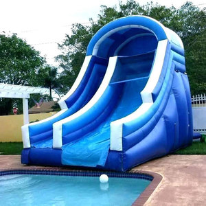 Glissière d'eau gonflable commerciale pour <span class=keywords><strong>piscine</strong></span> surround, prix bon marché, offre spéciale - Product Image 1