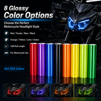 Film adhésif PVC brillant 3 couches pour phares de voiture et moto, film de protection auto-adhésif changeant de couleur, best-seller