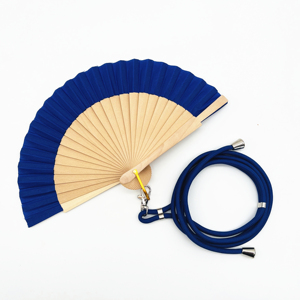 BSBH 2024 conceptions en gros Eventail marié Logo imprimé Portable mariage tenu Mini ventilateur à main pliant en bois - Product Image 1