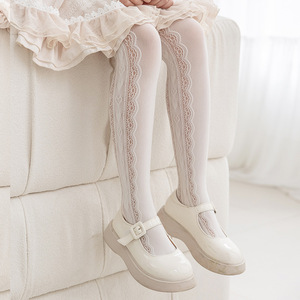 Calze <span class=keywords><strong>a</strong></span> rete e calzini per bambine Lolita di alta qualità, traforati, sottili, <span class=keywords><strong>a</strong></span> forma di <span class=keywords><strong>cuore</strong></span>, per primavera ed estate - Product Image 5