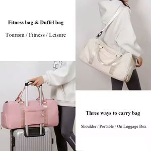 Custom Multi-functional <b>Waterproof</b> Travel Bag Large Capacity Storage Bags Sports <b>Backpack</b> Dry and Wet Separation Duffle Bag - Product Image 2
