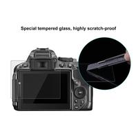 Protecteur d'écran en verre trempé anti-rayures HD Clear 2.5D 9H pour Nikon D5300 D5500 D5600 D7100 D7200 D3000 D3100 D3200