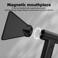 Souffleur d'air sans fil 110000 tr/min avec buse plate à aspiration magnétique, pour voiture et maison, séche-cheveux, tout en métal, portable