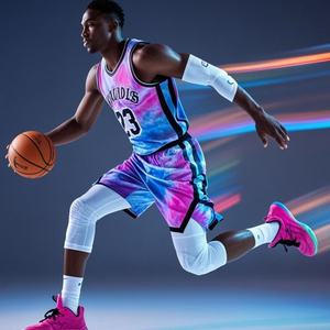 Sublimación personalizada Mejor uniforme de baloncesto Bordado Baloncesto Jersey Diseño - Product Image 4