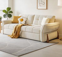 Canapé-lit extensible haut de gamme pour petit appartement avec matelas, pliable pour salon, balcon, canapé
