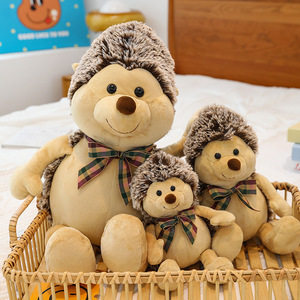 Juguete de Peluche Suave de Erizo con Cinta de Felpa y Relleno de Algodón PP, Muñeco de Animal para Regalo de Cumpleaños - Product Image 3