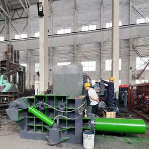 Mejor <span class=keywords><strong>precio</strong></span> Durable Metal Baler Residuos Metal Horizontal Máquina empacadora de latas de aluminio Máquina empacadora - Product Image 5