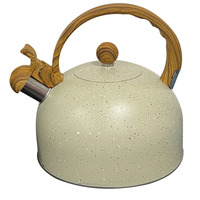 Nouvelle bouilloire à gaz de conception traditionnelle Jiangmen, bouilloire en métal, théière en acier, 2,5 L, bouilloire sifflante en acier inoxydable, Tetera 2,5 Litros