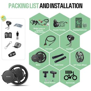 <span class=keywords><strong>Moteur</strong></span> central <span class=keywords><strong>Bafang</strong></span> M315 BBS02 <span class=keywords><strong>36V</strong></span> 48V <span class=keywords><strong>500W</strong></span> 750W sans balais DC pour vélo électrique, kit avec écran tactile VD16MT en stock - Product Image 4