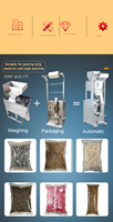 Automatische fruit- en groenteverpakkingsmachine voor verpakkingsapparatuur voor verse producten in zakjes voor kleine fabrieken