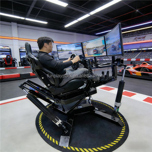 Plateforme de simulation de course <span class=keywords><strong>DIY</strong></span> de haute qualité avec 4 degrés de liberté, cadre en aluminium, cockpit de simulation de course pour salle de jeux à domicile ou sous-sol - Product Image 1