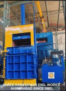Presse à balles hydraulique automatique pour déchets industriels, équipement de recyclage pour film plastique - Product Image 5
