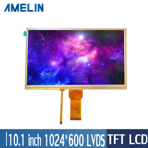 10.1 "IPS <span class=keywords><strong>TFT</strong></span> <span class=keywords><strong>LCD</strong></span> 1024x600 LVDS cảm ứng điện trở-cấp công nghiệp hiển thị cho hmis & Bảng điều khiển - Product Image 6