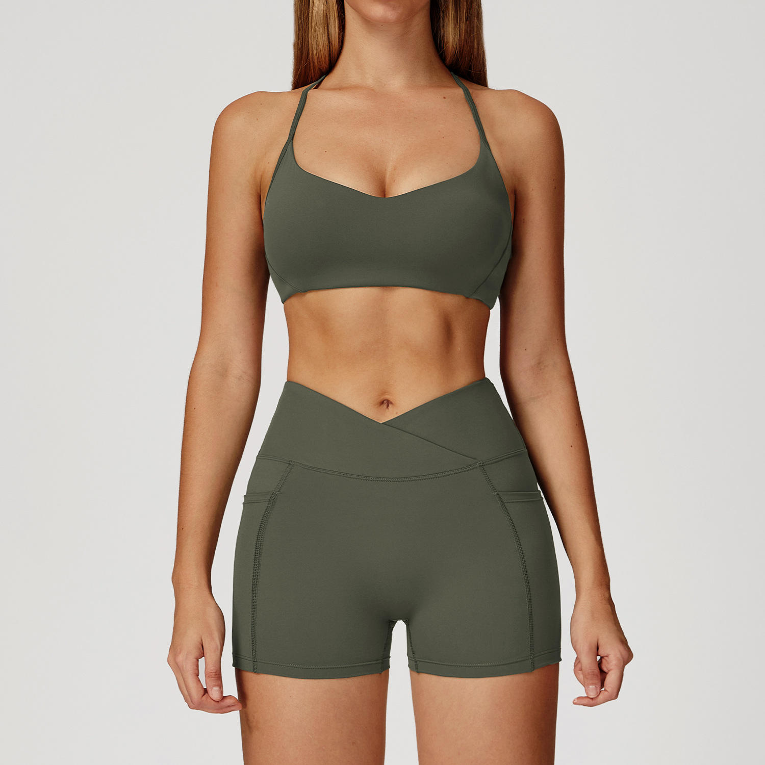 2043 Bra &amp; 2030 Shorts - Cedar Green