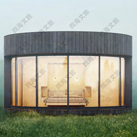 Space Luxury Steel Capsule House 2 Bedroom Waterproof pour Hotel & Office Building