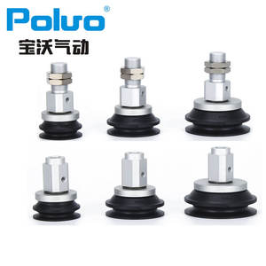 Ventouse latérale ZP3E YM pour aspiration d'air, type BM/UM, à simple couche, robuste, avec buse rainurée, pour bras robotisé et levage par aspiration - Product Image 3