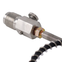Adaptateur de charge de remplissage HPA Mini Diving DIN Connect avec tuyau haute pression de 24 pouces