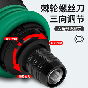 Ratchet <b>Screwdriver</b> Telescopic High Speed Dual Purpose Phillips Flathead Magnetic Diy Tool Set - Product Image 1