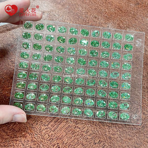 Pengiriman cepat raiba warna grosir batu permata longgar <span class=keywords><strong>Oval</strong></span> potongan berseri batu zirkon 4K rusak potongan es zirkonia sintetis - Product Image 5