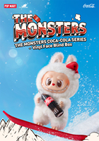 Pop Mart les monstres Labubu 3.0 Cola série vinyle visage aveugle boîte peluche poupée COCAA-COLAA ornement pour cadeaux