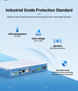 Mini <span class=keywords><strong>PC</strong></span> industrial integrado de cuatro núcleos de alta velocidad barato con Android 12 64GB SSD Dual Gigabit LAN y POE para aplicaciones de IA - Product Image 5