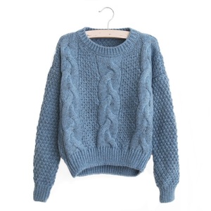 <strong>Women</strong> <strong>Sweaters</strong> Warm Pullovers and Jumpers Crew Neck Mohair Pullover Twist Pull Jumpers Autumn Knitted <strong>Sweaters</strong> <strong>Christmas</strong> - Product Image 2