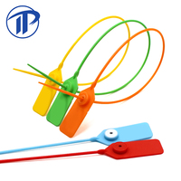 Sceau en plastique PN-PS2104 pour extincteur, sceau en plastique anti-effraction, bande de scellement en plastique avec numéro de série