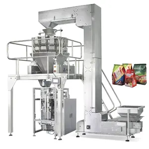 KenHigh Factory Price Automatic Pet Food Coffee Beans Pasta Gusset Pouch Quad Seal Packaging Machine