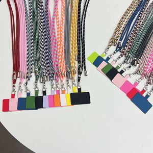 Cinghia per telefono <span class=keywords><strong>cellulare</strong></span> in Nylon colorata con cordino regolabile per telefono <span class=keywords><strong>cellulare</strong></span> tracolla a tracolla con Patch per telefono - Product Image 2