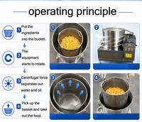 Centrifugeuse multifonctionnelle pour déshydratation et dégraissage des surfaces alimentaires, type panier portatif pour chips de pommes de terre, fruits et légumes croustillants