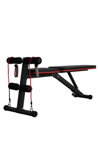 Panca Pieghevole per Sollevamento Pesi e Addominali, Attrezzatura per <span class=keywords><strong>Allenamento</strong></span> Domestico e Palestra - Product Image 4