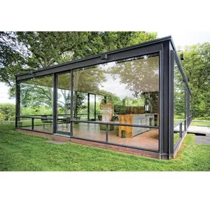 Extruded एल्यूमीनियम कांच सर्दियों उद्यान Sunroom घर डिजाइन Topiary फ्रेम या ओवन दरवाजा