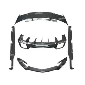 Pièces détachées automobiles Kit de carrosserie en fibre de carbone Style Renntech Lèvre avant Lèvre arrière Jupes latérales pour <span class=keywords><strong>Mercedes</strong></span> Benz AMG GT <span class=keywords><strong>GTS</strong></span> - Product Image 2