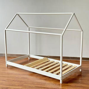 Cama Infantil Plegable, Cama Montessori para Niños, <span class=keywords><strong>Casa</strong></span> <span class=keywords><strong>de</strong></span> Cama para Niñas, Cama <span class=keywords><strong>de</strong></span> Madera para Niños Pequeños - Product Image 2