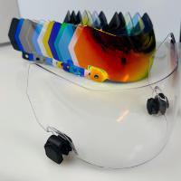Visières de protection pour casque de football américain Clear Mirror, compatibles avec Riddle Speed Flex, F7 et AXIOM