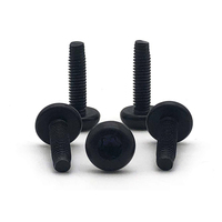 Sekrup Torx Inox Security Button Head T20 Metrik Hitam Oksida Nikel Kelas 10.9 M4 M6 M8