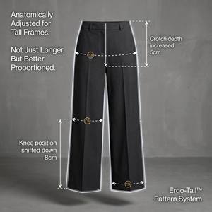 Pantaloni da donna alti per l'inverno 2026, pantaloni lunghi con gamba lunga 36 pollici, pantaloni da donna lunghi L36, personalizzabili all'ingrosso - Product Image 3