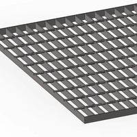 Grille en acier inoxydable personnalisée pour sol de villa ou appartement - Antidérapante, résistante à l'eau, résistante au feu, installation rapide