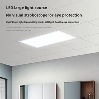 Carré 600X600 1200X600 1200X300 Panneau lumineux LED rétro-éclairé monté sur une surface plane