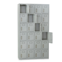 Casier métallique à 6 portes, armoire de rangement en acier verrouillable, casier à sacs pour étudiants pour l'école et la salle de sport
