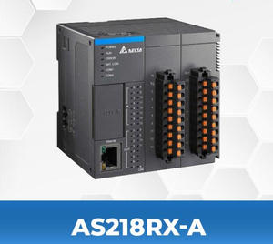 Contrôleur logique programmable Delta AS218RX-A série AS PLC, 18 points de sortie relais, en stock - Product Image 1