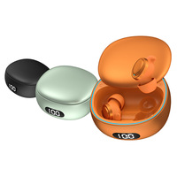 Écouteurs intra-auriculaires True Wireless 5.0 Stéréo pour Musique et Appels, Longue Autonomie, Confortables pour le Sommeil, ANC, Design Exclusif