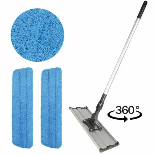 High Quality Hot Selling Microfiber Flat Mop Cleaning Mop Flat Mop Pad Aluminium Frame With Telescopic Handle
